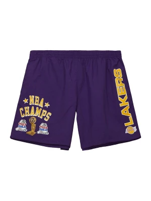 Obrázek produktu Mitchell & Ness Kalhoty žlutá / tmavě fialová / černá / bílá