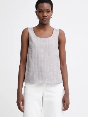 Obrázek produktu MM by Max Mara halenka dámská se lnem CALIGA béžová