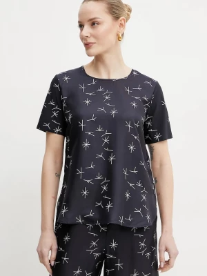 Obrázek produktu MM by Max Mara Halenka příměsí hedvábí MM by Max Mara námořnická modř