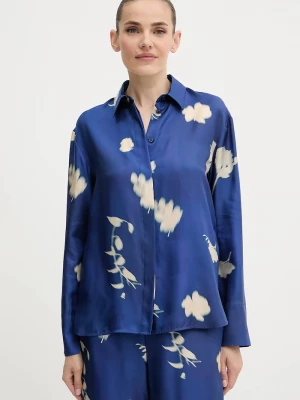 Obrázek produktu MM by Max Mara Hedvábné tričko MM by Max Mara ERACLEA modrá
