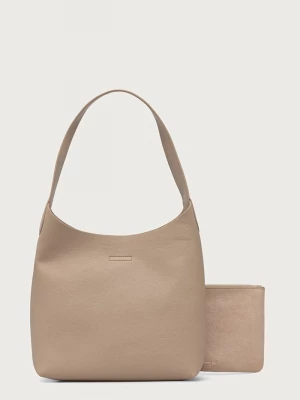 Obrázek produktu MM by Max Mara hobo kabelka dámská z imitace kůže MMLASTRO béžová