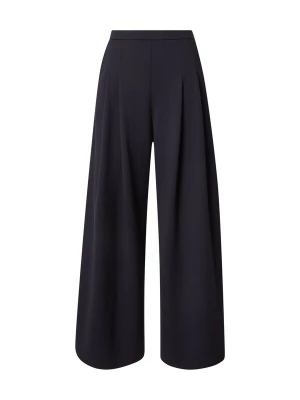 Obrázek produktu MM by Max Mara Kalhoty se sklady v pase 'VONGOLA' námořnická modř