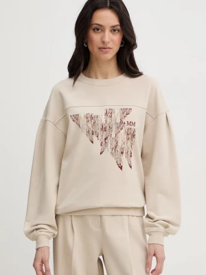 Obrázek produktu MM by Max Mara mikina dámská s bavlnou EUFORICO béžová
