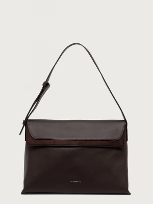 Obrázek produktu MM by Max Mara nákupní taška dámská z imitace kůže MMLLAMINE hnědá