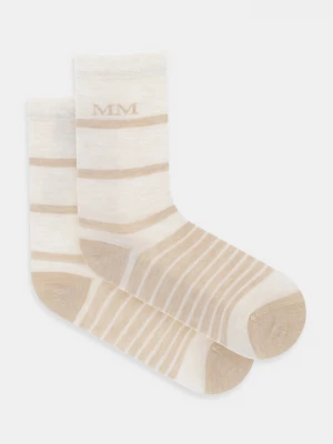Obrázek produktu MM by Max Mara Ponožky s příměsí kašmíru MM by Max Mara GERSA béžová