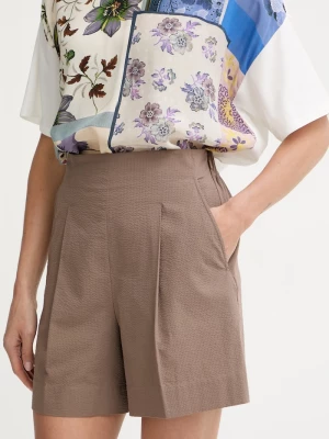 Obrázek produktu MM by Max Mara šortky dámské bavlněné BALTA hnědá