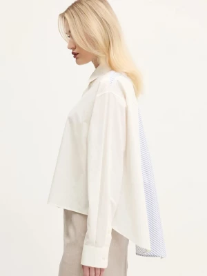 Obrázek produktu MM6 Maison Margiela Bavlněná košile MM6 Maison Margiela béžová