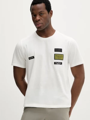 Obrázek produktu MM6 Maison Margiela Bavlněné tričko MM6 Maison Margiela béžová