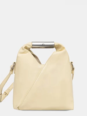 Obrázek produktu MM6 Maison Margiela crossbody kabelka dámská kožená béžová