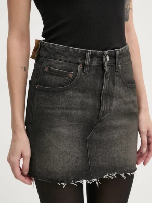 Obrázek produktu MM6 Maison Margiela Džínová sukně MM6 Maison Margiela šedá
