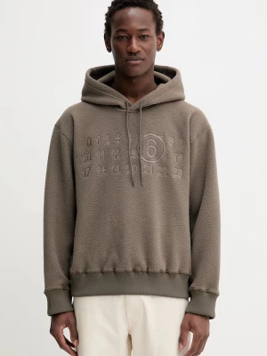 Obrázek produktu MM6 Maison Margiela Fleecová mikina hnědá