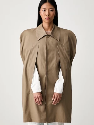 Obrázek produktu MM6 Maison Margiela kabát dámský bavlněný béžová