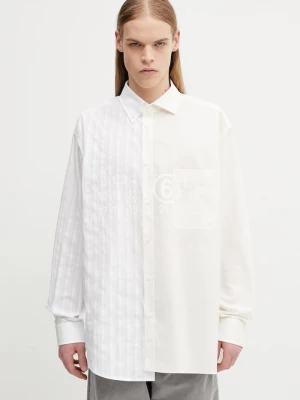 Obrázek produktu MM6 Maison Margiela košile pánská bavlněná béžová