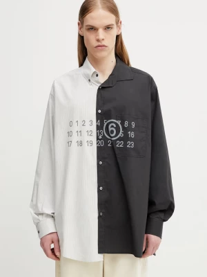 Obrázek produktu MM6 Maison Margiela košile pánská bavlněná černá