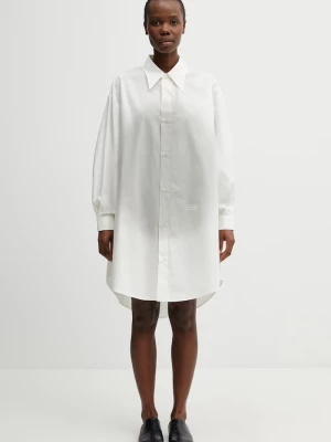 Obrázek produktu MM6 Maison Margiela košilové šaty bavlněné béžová