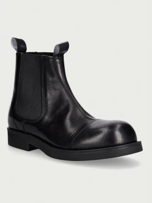 Obrázek produktu MM6 Maison Margiela kotníkové Chelsea boty pánské kožené černá
