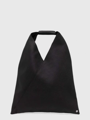 Obrázek produktu MM6 Maison Margiela Kožená kabelka MM6 Maison Margiela černá