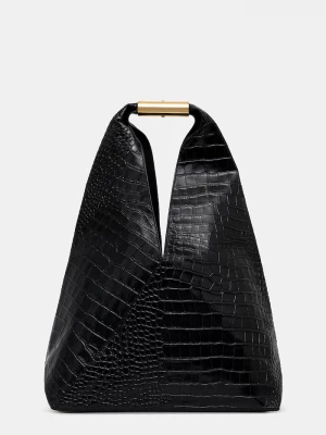 Obrázek produktu MM6 Maison Margiela Kožená kabelka MM6 Maison Margiela černá