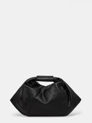 Obrázek produktu MM6 Maison Margiela Kožená kabelka MM6 Maison Margiela Japanese Draped Mini černá