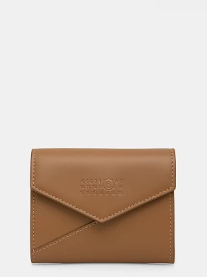 Obrázek produktu MM6 Maison Margiela Kožená peněženka MM6 Maison Margiela hnědá