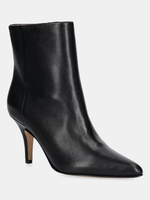 Obrázek produktu MM6 Maison Margiela Kožené kotníkové boty MM6 Maison Margiela černá
