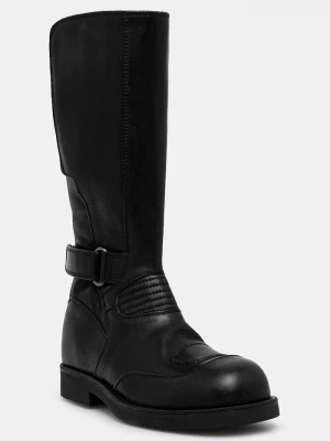 Obrázek produktu MM6 Maison Margiela Kožené kozačky MM6 Maison Margiela černá