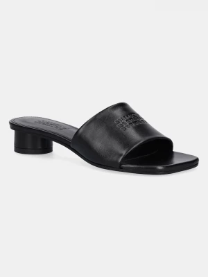 Obrázek produktu MM6 Maison Margiela Kožené pantofle černá
