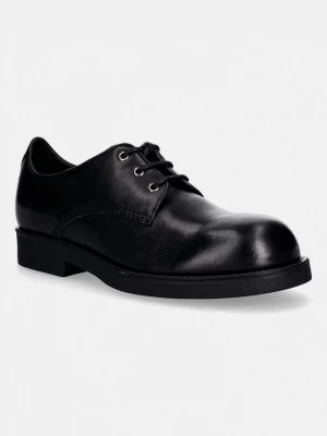 Obrázek produktu MM6 Maison Margiela Kožené polobotky MM6 Maison Margiela černá