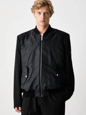 Obrázek produktu MM6 Maison Margiela krátká bunda pánská vlněná černá