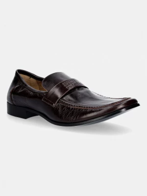 Obrázek produktu MM6 Maison Margiela mokasíny pánské kožené hnědá