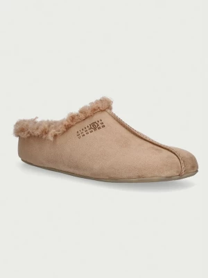 Obrázek produktu MM6 Maison Margiela pantofle dámské semišové béžová