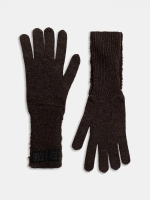 Obrázek produktu MM6 Maison Margiela Rukavice s přídavkem vlny MM6 Maison Margiela hnědá