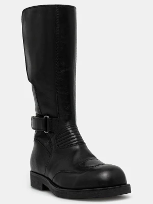 Obrázek produktu MM6 Maison Margiela Vysoké kožené boty černá