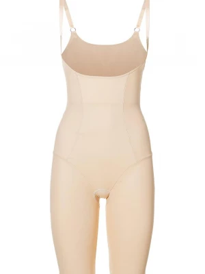Obrázek produktu Modelujące body bezszwowe, średni stopień modelowania sylwetki BonPrix beżowy