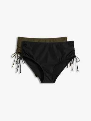 Obrázek produktu Modelujące figi bikini (2 pary), lekki stopień modelowania sylwetki BonPrix czarny