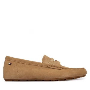 Obrázek produktu Mokasíny Tommy Hilfiger Flag Soft Suede Driver Loafer FW0FW08558 Hnědá