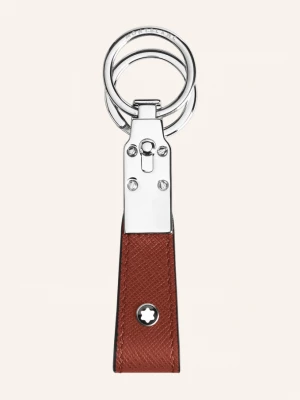Obrázek produktu Montblanc Přívěsek Na Klíče Sartorial hnědá / stříbrná