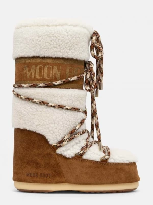 Obrázek produktu Moon Boot Semišové sněhule Moon Boot MB ICON SHEARLING hnědá