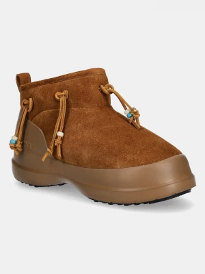 Obrázek produktu Moon Boot Semišové sněhule Moon Boot MB LUNA LOW SUEDE BEADS hnědá