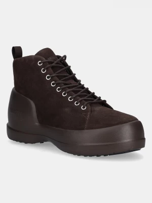 Obrázek produktu Moon Boot Semišové sněhule Moon Boot MB MEZZALUNA LACE UP MID SUEDE hnědá