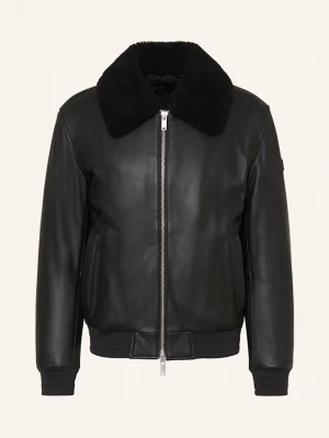 Obrázek produktu Moose Knuckles Kožený Blouson Toba černá
