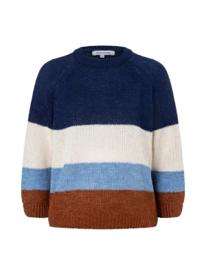Obrázek produktu MORE & MORE Svetr marine modrá / modrý melír / koňaková / offwhite