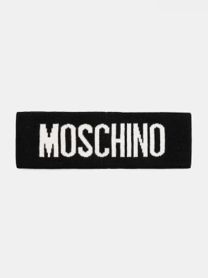 Obrázek produktu Moschino čelenka dámská s příměsí vlny černá