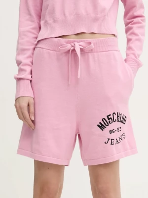 Obrázek produktu Moschino Jeans Bavlněné šortky Moschino Jeans růžová