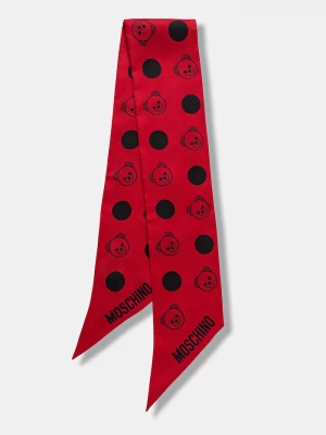 Obrázek produktu Moschino malý šátek dámský hedvábný červená