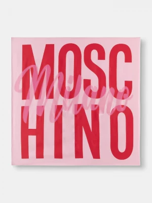 Obrázek produktu Moschino malý šátek dámský hedvábný růžová