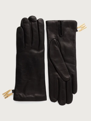 Obrázek produktu Moschino rukavice dámské kožené černá
