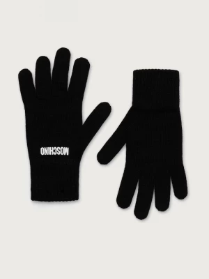 Obrázek produktu Moschino rukavice dámské s příměsí vlny černá