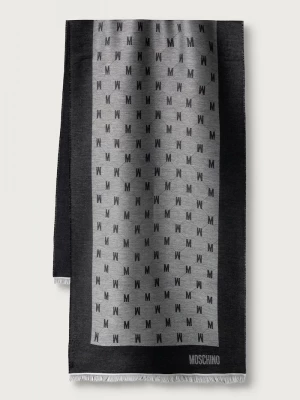 Obrázek produktu Moschino šála s příměsí vlny černá