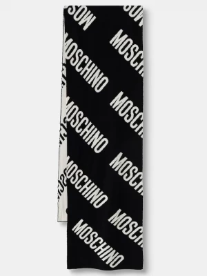 Obrázek produktu Moschino šála s vlnou černá